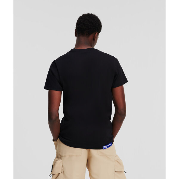 Ανδρική Μπλούζα KARL LAGERFELD JEANS24  235D1700 Μαύρο - Image 4