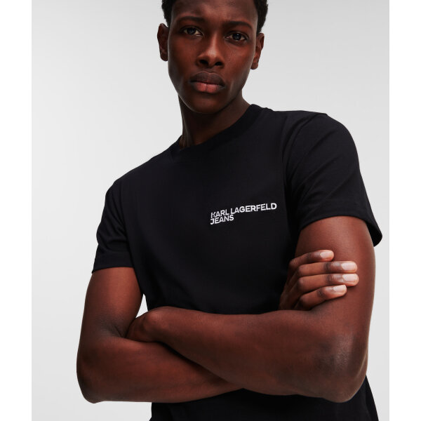 Ανδρική Μπλούζα KARL LAGERFELD JEANS24  235D1700 Μαύρο - Image 1