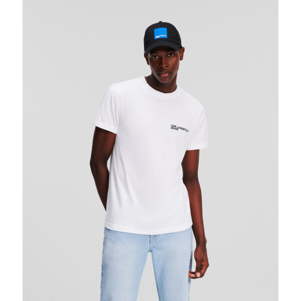 Ανδρική Μπλούζα KARL LAGERFELD JEANS24  235D1700 Λευκό - Image 2