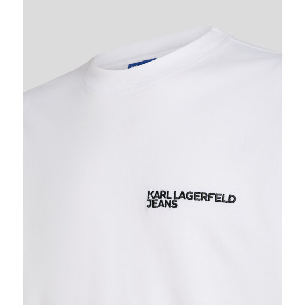 Ανδρική Μπλούζα KARL LAGERFELD JEANS24  235D1700 Λευκό - Image 3