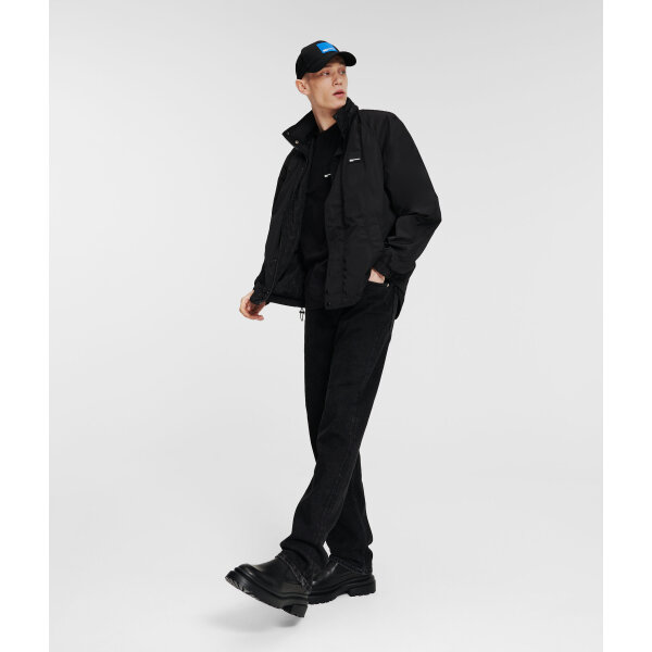 245D1116120_5 Ανδρικό Παντελόνι Τζιν KARL LAGERFELD JEANS STRAIGHT 245D1116 Μαύρο - Image 5