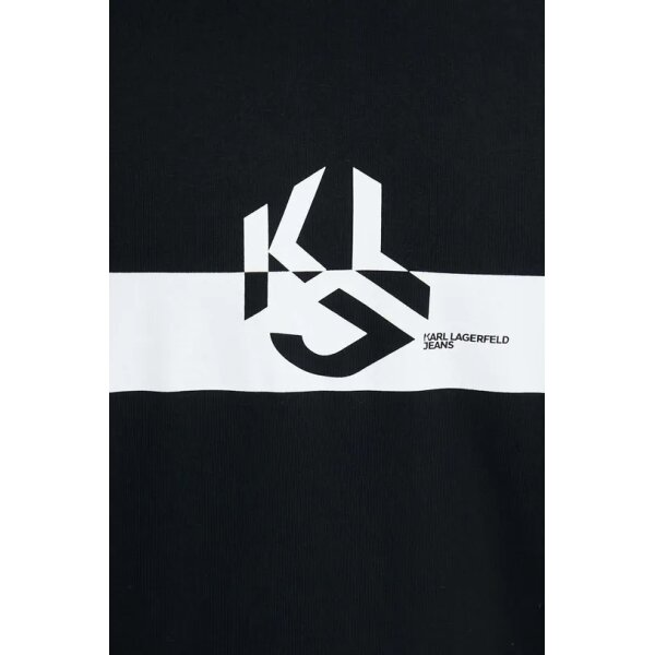 Ανδρική Μπλούζα KARL LAGERFELD JEANS 245D1701 Μαύρο - Image 2