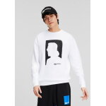 Ανδρική Φούτερ KARL LAGERFELD JEANS 245D1807 Λευκό