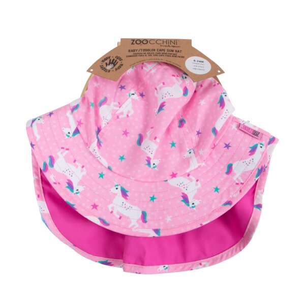 ΚΑΠΕΛΟ ΜΕ ΠΡΟΣΤΑΣΙΑ ZOOCCHINI CAPE SUNHAT UPF50 UNICORN - Image 4