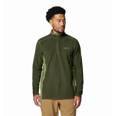 Ανδρική Μπλούζα FLEECE COLUMBIA KLAMATH RANGE EM6503 Χακί