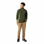 Ανδρική Μπλούζα FLEECE COLUMBIA KLAMATH RANGE EM6503 Χακί - Image 3