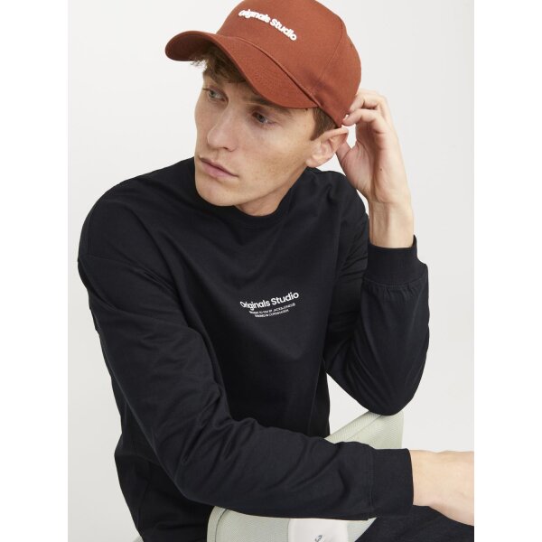 Ανδρική Μπλούζα JACK & JONES 12251775 Μαύρο - Image 7