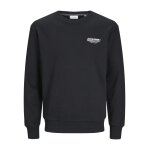 Ανδρική Φούτερ Μπλούζα JACK & JONES 12256831 Μαύρο