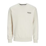 Ανδρική Φούτερ Μπλούζα JACK & JONES 12256831 Εκρού