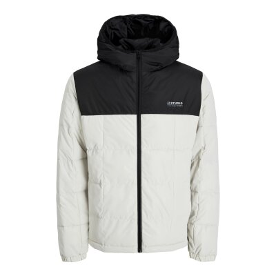 Ανδρικό Μπουφάν JACK & JONES 12256905 Λευκό Μαύρο