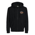 Ανδρική Φούτερ Ζακέτα JACK & JONES 12257489 Μαύρο