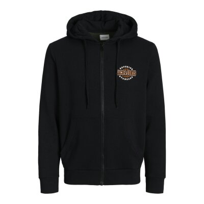 Ανδρική Φούτερ Ζακέτα JACK & JONES 12257489 Μαύρο