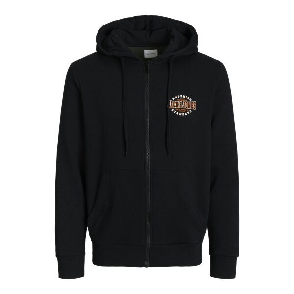 JACK&JONES_Autumnwinter_4517352_12257489 Ανδρική Φούτερ Ζακέτα JACK & JONES 12257489 Μαύρο - Image 1