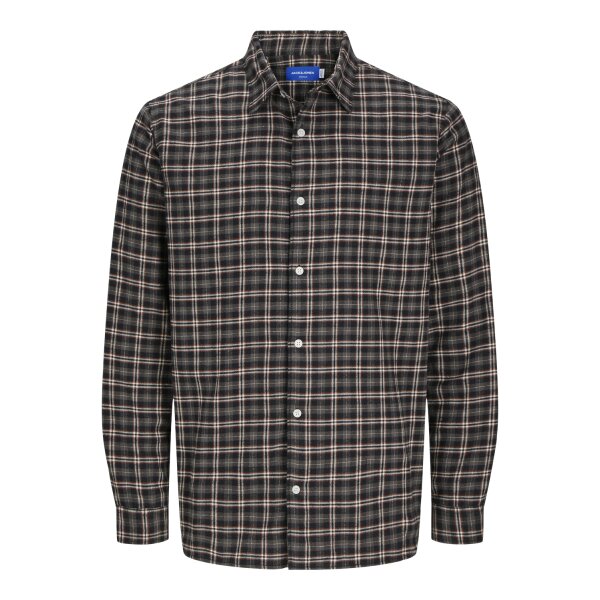 JACK&JONES_Autumnwinter_4548420_12260776 Ανδρικό Πουκάμισο Φανέλα Comfort Fit  JACK & JONES 12260776 Καφέ - Image 1