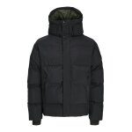 Ανδρικό Μπουφάν PUFFER JACK & JONES 12261971 Μαύρο
