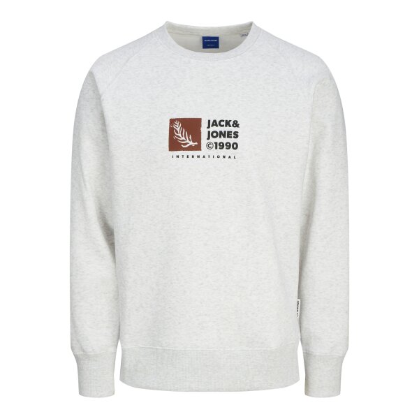 Ανδρική Φούτερ Μπλούζα JACK & JONES 12262958 Λευκό - Image 1