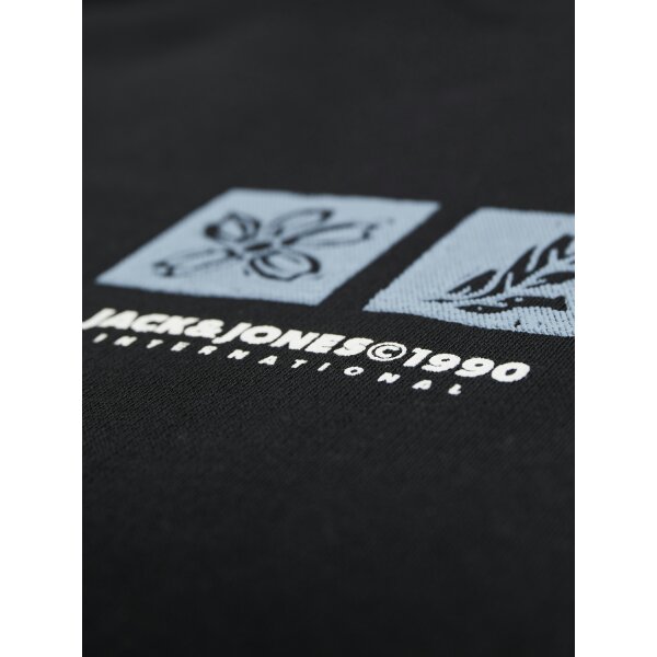 Ανδρική Φούτερ Μπλούζα JACK & JONES 12262958 Μαύρο - Image 3