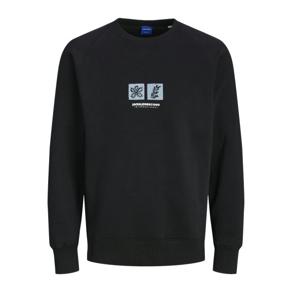 Ανδρική Φούτερ Μπλούζα JACK & JONES 12262958 Μαύρο - Image 1