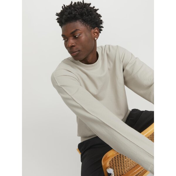 Ανδρική Πουλόβερ JACK & JONES 12251556 Εκρού - Image 3