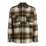 Ανδρικό Πουκάμισο Φανέλα OVERSHIRT JACK & JONES 12260658 Μπέζ Καφέ