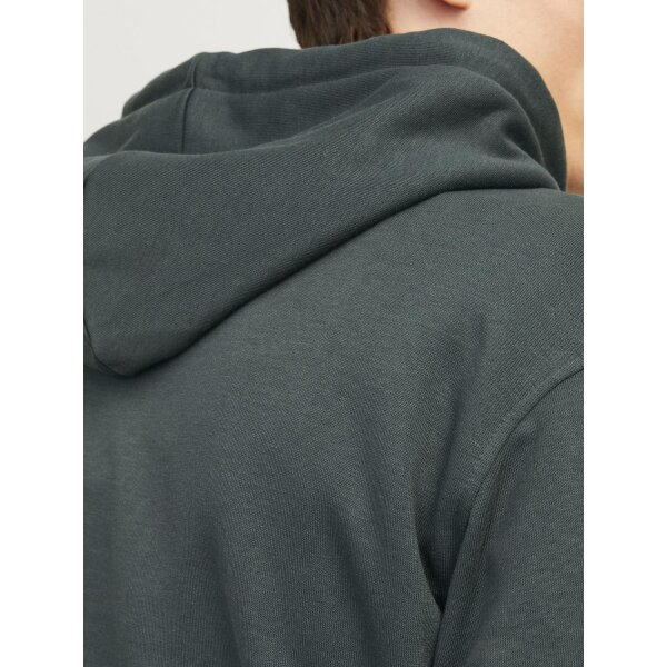 JORBRONX ARCH BIG SWEAT HOOD LN Ανδρική Φούτερ Μπλούζα JACK & JONES 12262919 Μαύρο Πράσινο - Image 2