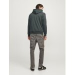 Ανδρική Φούτερ Μπλούζα JACK & JONES 12262919 Μαύρο Πράσινο - Image 6