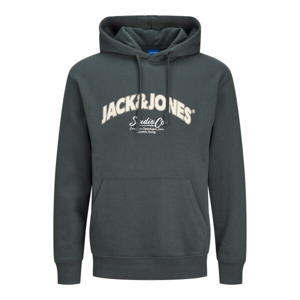 JACK&JONES_FallWinter2024_4571415_12262919 Ανδρική Φούτερ Μπλούζα JACK & JONES 12262919 Μαύρο Πράσινο - Image 1