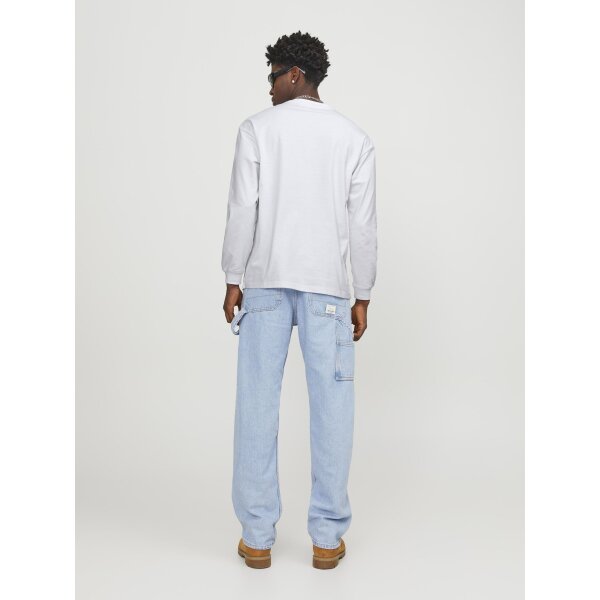 Ανδρική Μπλούζα JACK & JONES 12251775 Λευκό - Image 3