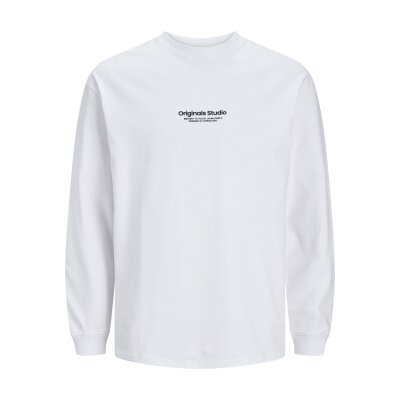 Ανδρική Μπλούζα JACK & JONES 12251775 Λευκό