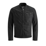 Ανδρικό Δερμάτινο JACK & JONES 12147218 Μαύρο