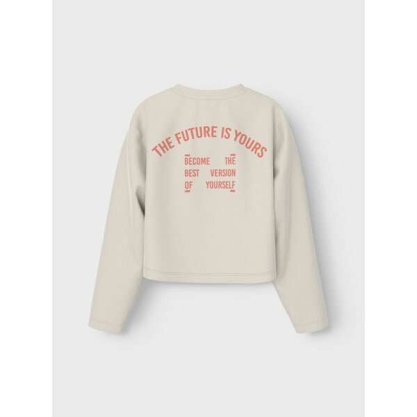 NAME-IT_Autumnwinter_4561071_13233209_2 ΠΑΙΔΙΚΗ ΜΠΛΟΥΖΑ NKFNOHI LS CROPPED TOP ΕΚΡΟΥ NAME IT 13233209 - Image 2