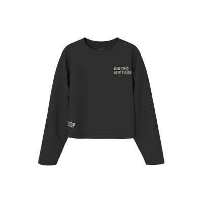 ΠΑΙΔΙΚΗ ΜΠΛΟΥΖΑ NKFNOHI LS CROPPED TOP MΑΥΡΟ NAME IT 13233209