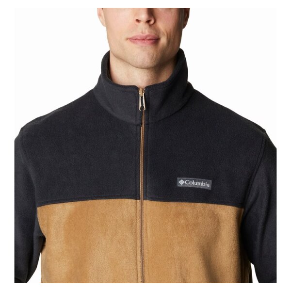 Ανδρική Ζακέτα FLEECE  COLUMBIA STEENS MOUNTAIN WM3220 Mαύρο Μπεζ - Image 4