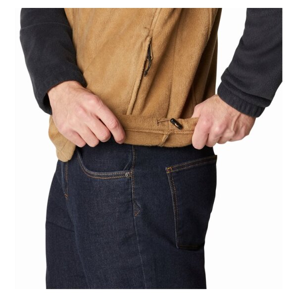 Ανδρική Ζακέτα FLEECE  COLUMBIA STEENS MOUNTAIN WM3220 Mαύρο Μπεζ - Image 6