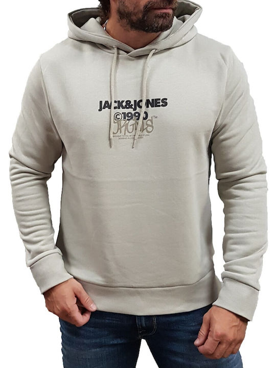 Ανδρική Φούτερ Μπλούζα JACK & JONES 12266946 Γκρί - Image 1