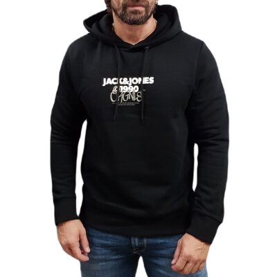 Ανδρική Φούτερ Μπλούζα JACK & JONES 12266946 Μαύρο
