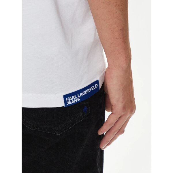 Ανδρική Μπλούζα KARL LAGERFELD JEANS 245D1709 Λευκό - Image 2