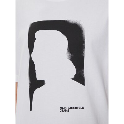 Ανδρική Μπλούζα KARL LAGERFELD JEANS 245D1709 Λευκό