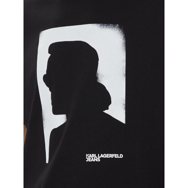 Ανδρική Μπλούζα KARL LAGERFELD JEANS 245D1709 Μαύρο - Image 1