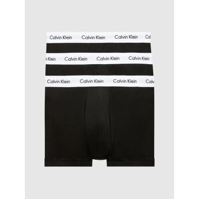 Ανδρικά Εσώρουχα CALVIN KLEIN LOW RISE TRUNK 3PK U2664G Μαύρο