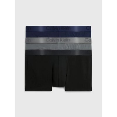 Ανδρικά Εσώρουχα CALVIN KLEIN LOW RISE TRUNK 3PK NB3651A FZ7 Μαύρο Μπλε