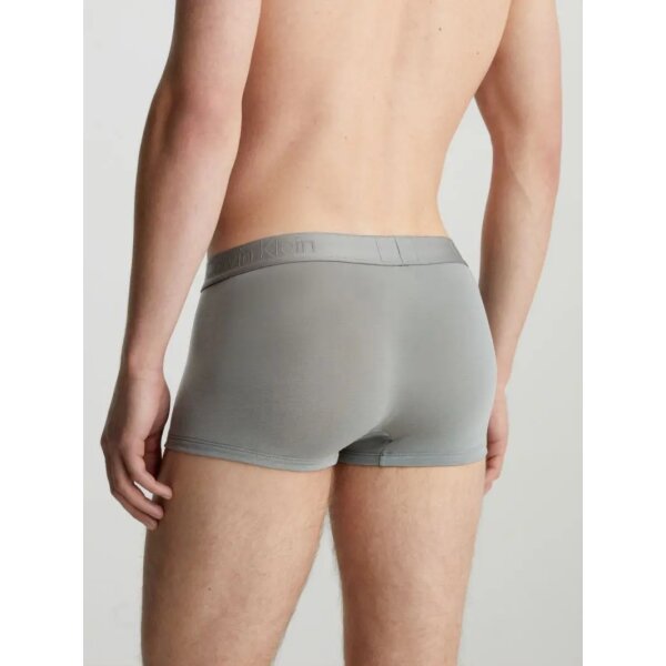 000NB3651AFZ7_MO-B1 Ανδρικά Εσώρουχα CALVIN KLEIN LOW RISE TRUNK 3PK NB3651A FZ7 Μαύρο Μπλε - Image 2