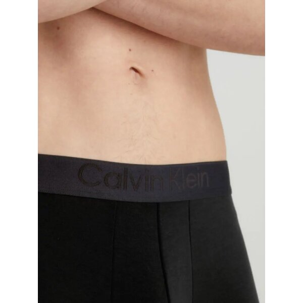 000NB3651AFZ7_MO-D1 Ανδρικά Εσώρουχα CALVIN KLEIN LOW RISE TRUNK 3PK NB3651A FZ7 Μαύρο Μπλε - Image 3