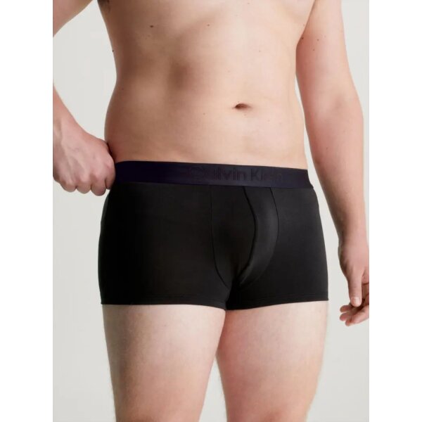 000NB3651AFZ7_MO-F2 Ανδρικά Εσώρουχα CALVIN KLEIN LOW RISE TRUNK 3PK NB3651A FZ7 Μαύρο Μπλε - Image 4