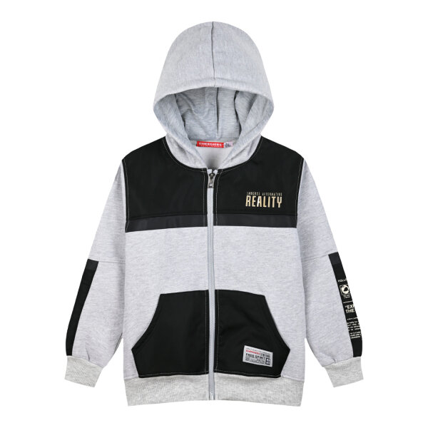 13-124000-5_043-01 ΠΑΙΔΙΚΗ ΖΑΚΕΤΑ ΦΟΥΤΕΡ ΜΕ ΚΟΥΚΟΥΛΑ ΓΚΡΙ ΑΓΟΡΙ ENERGIERS 13-124000-5 - Image 1