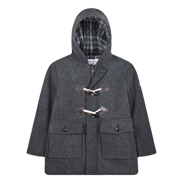 ΠΑΙΔΙΚΟ ΠΑΛΤΟ ΜΕ ΚΟΥΚΟΥΛΑ ΓΚΡΙ  ΑΓΟΡΙ  ENERGIERS 13-124012-1 - Image 1