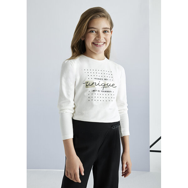 ΠΑΙΔΙΚΗ ΜΠΛΟΥΖΑ BASIC ΕΚΡΟΥ ΚΟΡΙΤΣΙ MAYORAL 14-00830-026 - Image 1