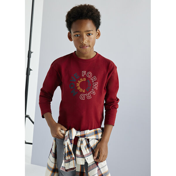 ΠΑΙΔΙΚΗ ΜΠΛΟΥΖΑ BASIC ΚΟΚΚΙΝΟ ΑΓΟΡΙ MAYORAL 14-00842-080 - Image 1