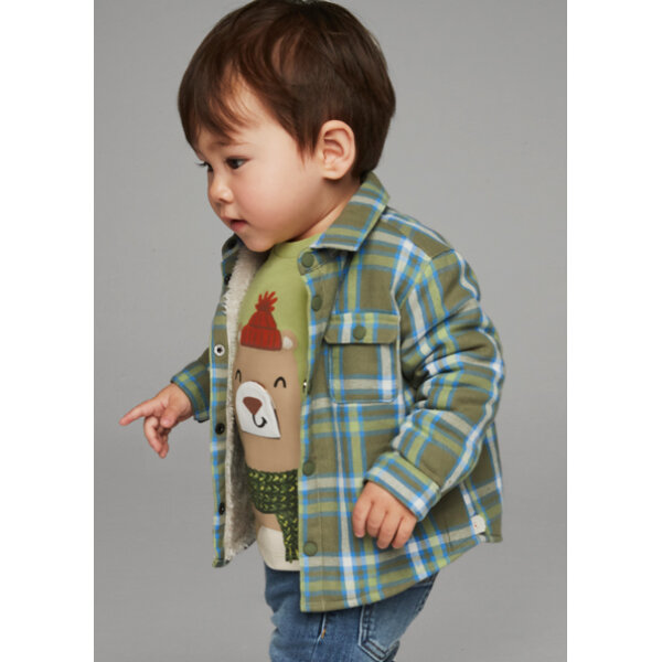 ΠΑΙΔΙΚΟ ΠΟΥΚΑΜΙΣΟ ΚΑΡΟ ΠΡΑΣΙΝΟ ΜΕ ΕΠΕΝΔΥΣΗ ΑΓΟΡΙ MAYORAL 14-02187-059 - Image 1