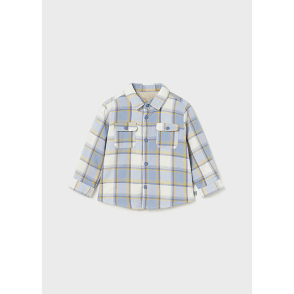 ΠΑΙΔΙΚΟ ΠΟΥΚΑΜΙΣΟ ΚΑΡΟ ΜΠΛΕ  ΜΕ ΕΠΕΝΔΥΣΗ ΑΓΟΡΙ MAYORAL 14-02187-060 - Image 1